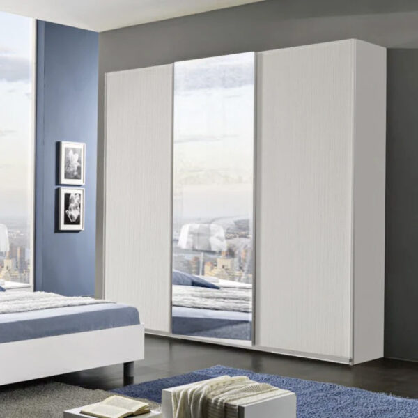 ARMADIO ANTE SCORREVOLI DESIGN BIANCO