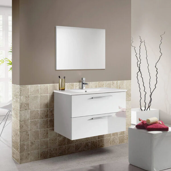 COMPOSIZIONE BAGNO SOSPESA ARUBA BIANCO