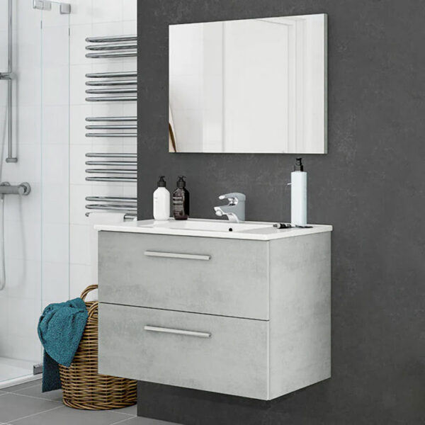 COMPOSIZIONE BAGNO SOSPESA ARUBA GRIGIO