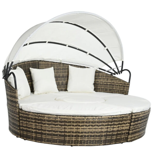 DIVANO LETTO COMPONIBILE GIARDINO BIANCO
