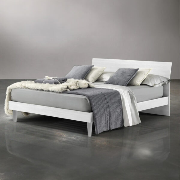 LETTO MATRIMONIALE ROSY BIANCO