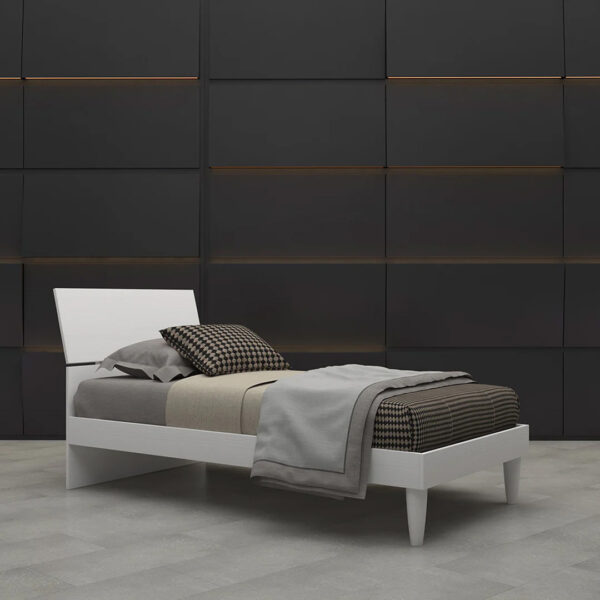 LETTO SINGOLO ROSY BIANCO