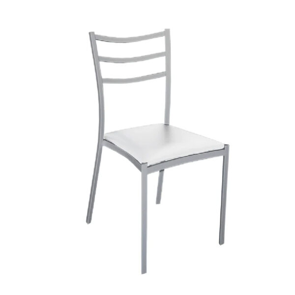 SEDIA ALLUMINIO BIANCA LUCY1
