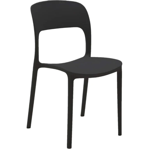 SEDIA IMPILABILE ELVINA NERA1