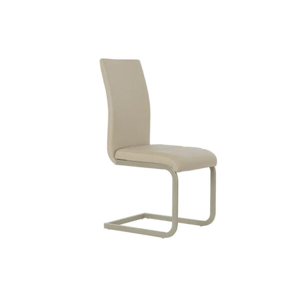 SEDIA METALLO ECOPELLE DENVER1