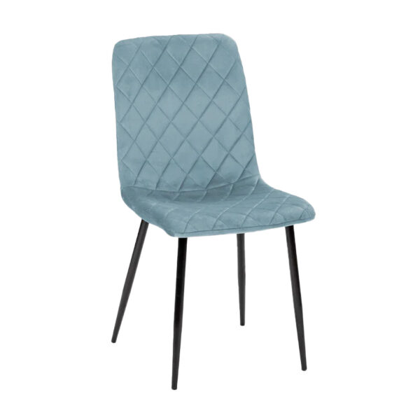 SEDIA VELLUTO ANGIE AZZURRA1