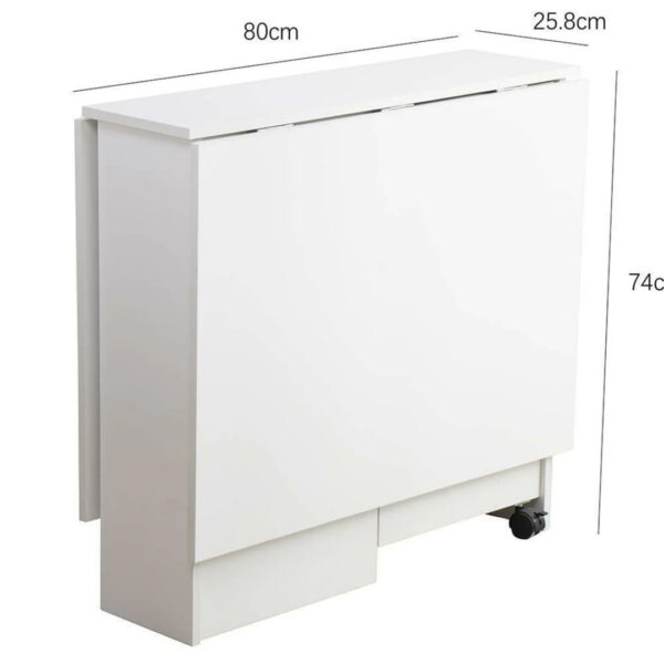 TAVOLO CUCINA RICHIUDIBILE BIANCO3