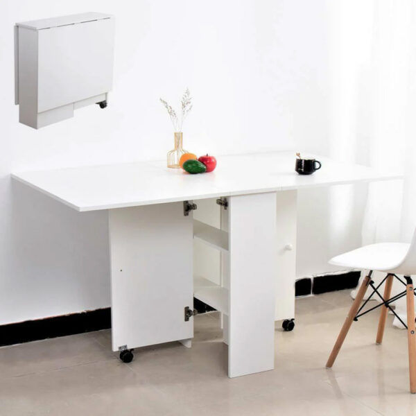 TAVOLO CUCINA RICHIUDIBILE BIANCO5