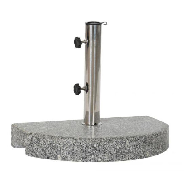 BASE OMBRELLONE GRANITO MEZZALUNA