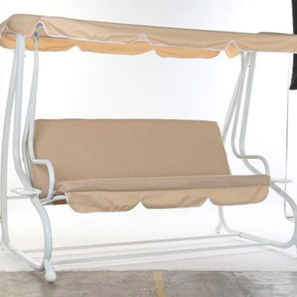 DONDOLO 3 POSTI BEIGE:BIANCO