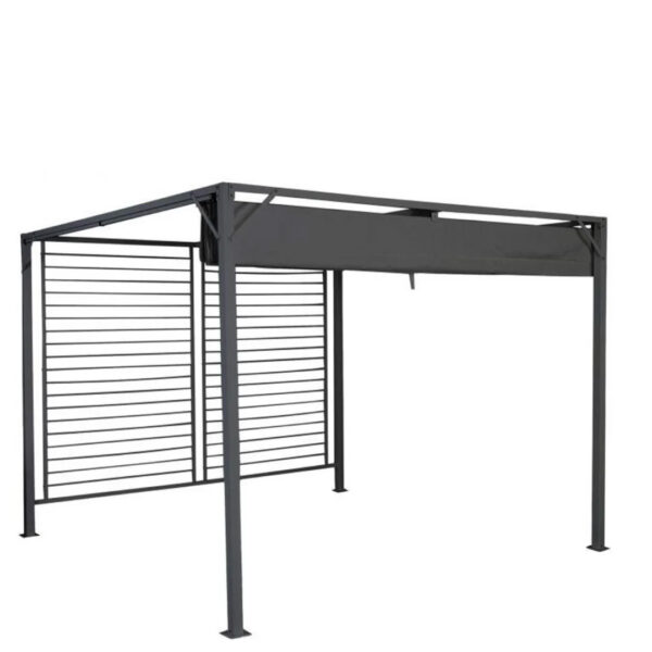 GAZEBO PERGOLA ANTRACITE 3X3