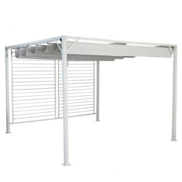 GAZEBO PERGOLA BIANCO 3X3