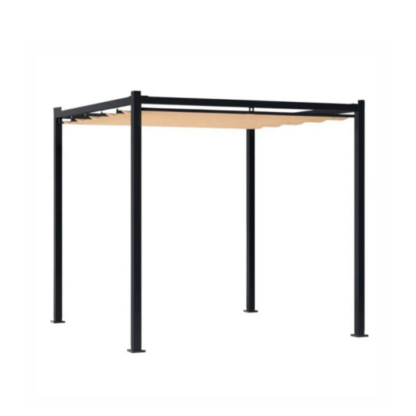 GAZEBO PERGOLA ECRU:ANTRACITE 3,5X2,5