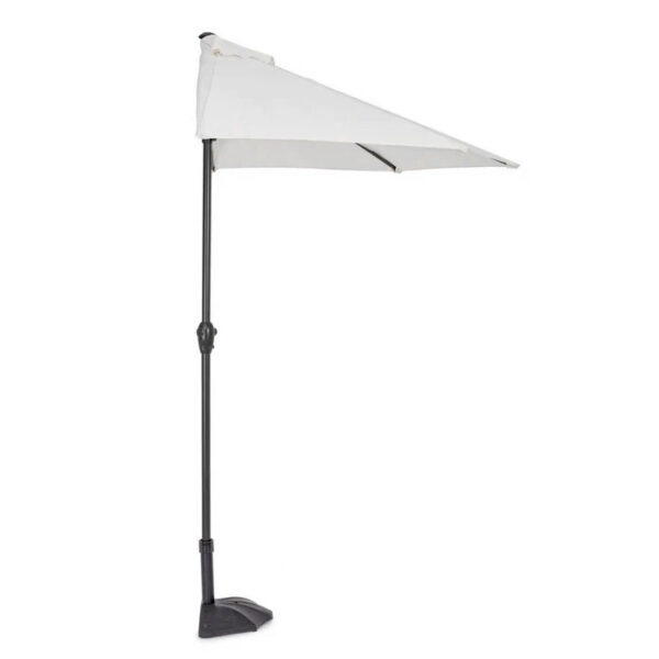 OMBRELLONE MEZZALUNA KALIFE BIANCO
