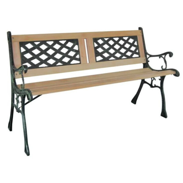 PANCA GIARDINO GHISA LEGNO
