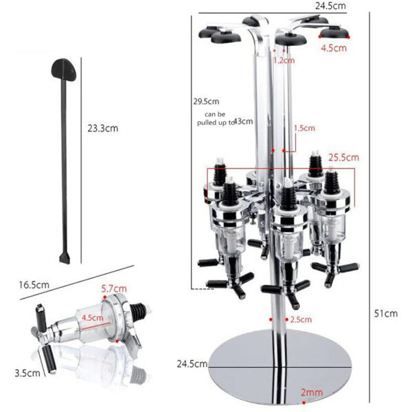 PORTABOTTIGLIE SPILLATORE CON DISPENSER2