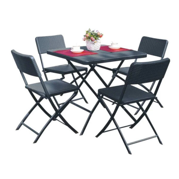 SET 2 RICHIUDIBILE RATTAN NERO