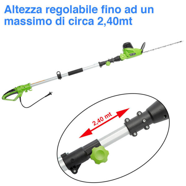 TAGLIASIEPI ELETTRICO TELESCOPICO 460W2