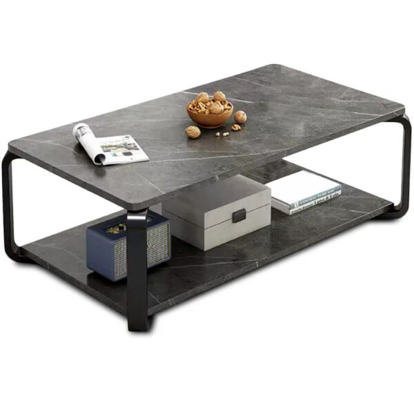 TAVOLINO SALOTTO EFFETTO MARMO NERO3