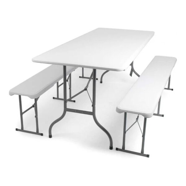 TAVOLO PANCHE PIEGHEVOLI BIANCO