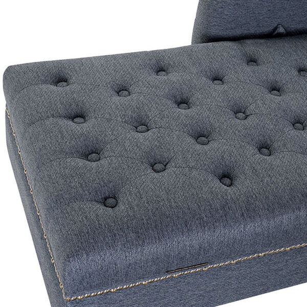 POLTRONA CHAISE LONGUE JEANS