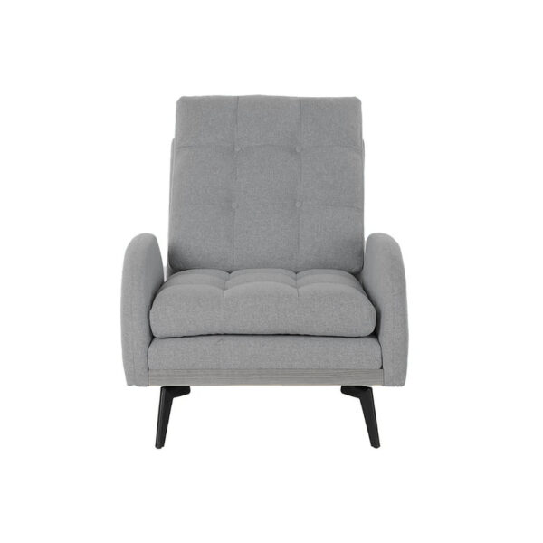 POLTRONA RECLINABILE POUF GRIGIO4