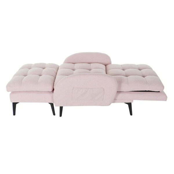 POLTRONA RECLINABILE POUF ROSA